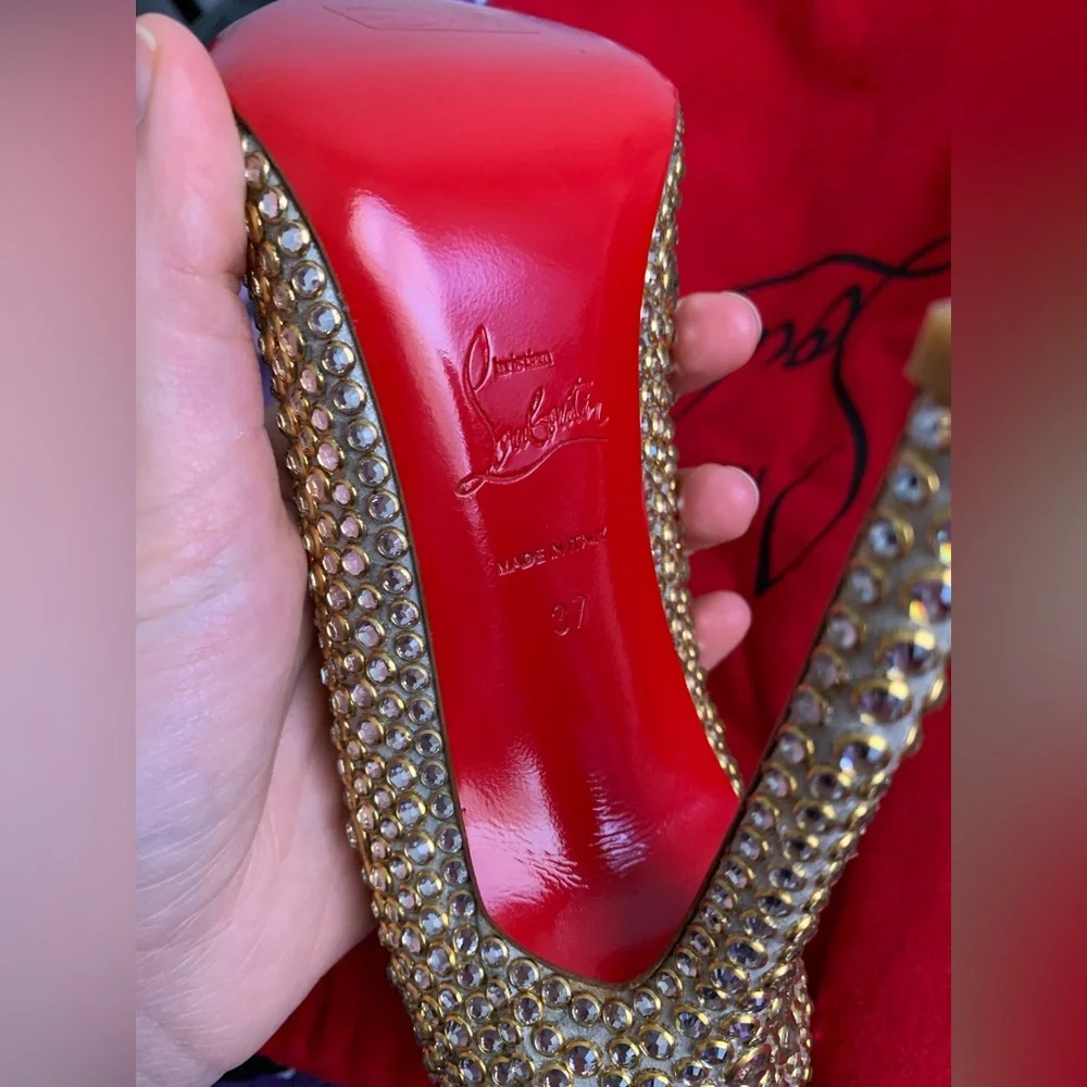 Swarovski Crystal Louboutin Heels - Picture 11 of 12